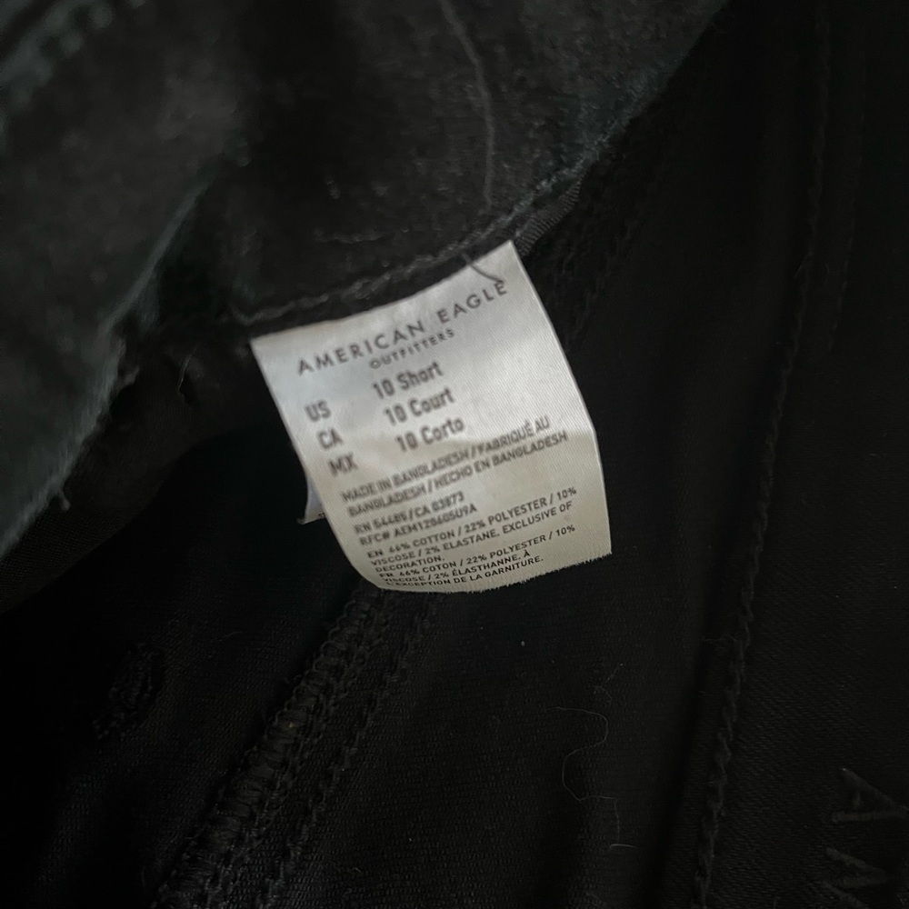 AE RIPPED JEGGINGS 10 SHORT - Picture 4 of 5